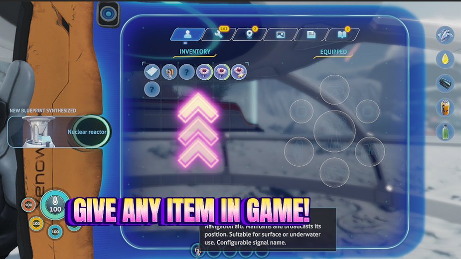 Subnautica: Below Zero — Give Items (screenshot 2)
